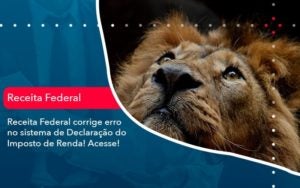 Receita Federal Corrige Erro No Sistema De Declaracao Do Imposto De Renda Acesse (1) - Abrir Empresa Simples